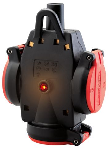 Hängekupplung Gummi IP54 ger rt Schraubkl