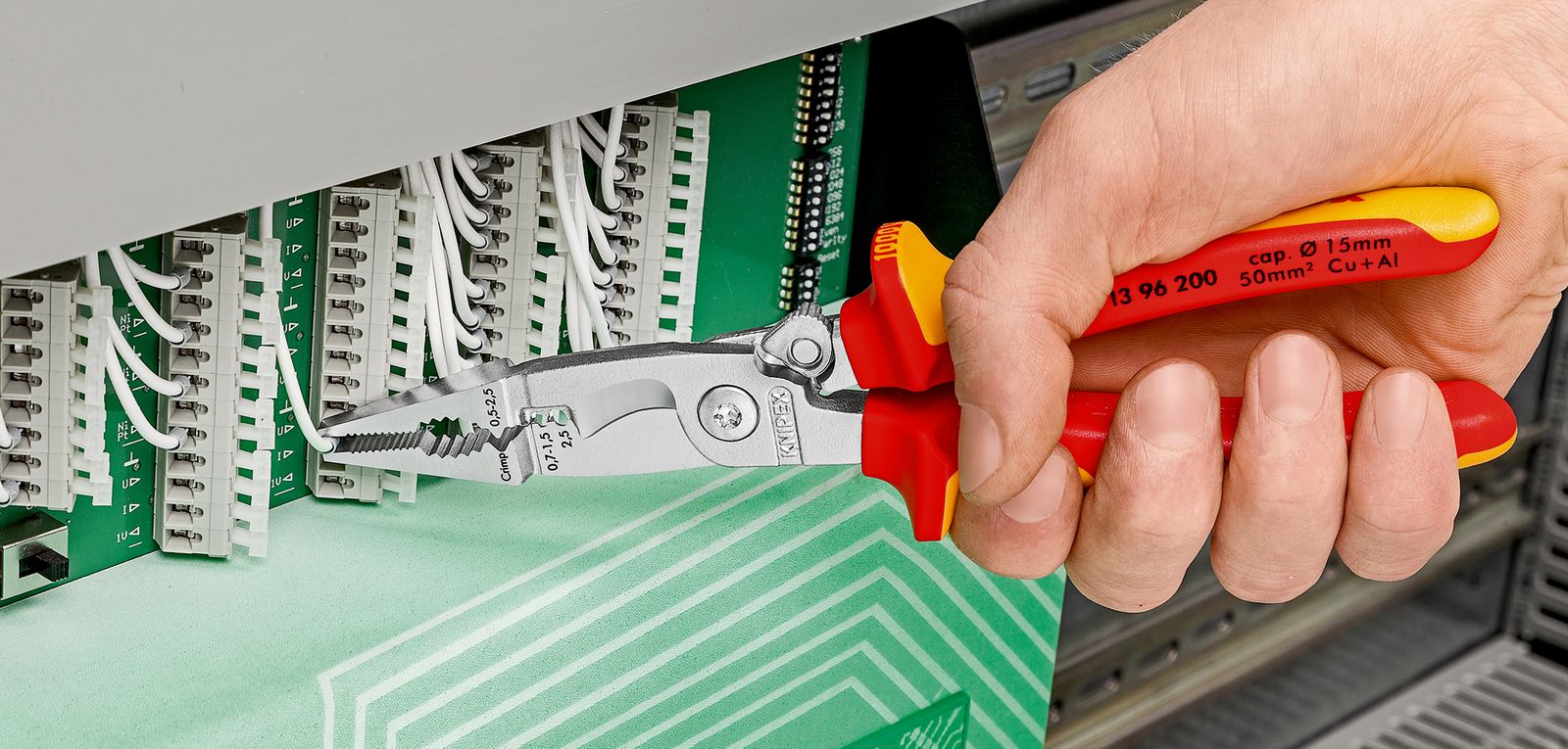 Kombizange 200mm 1000V Mehrkomp VDE Schutzisoliert 1000V
