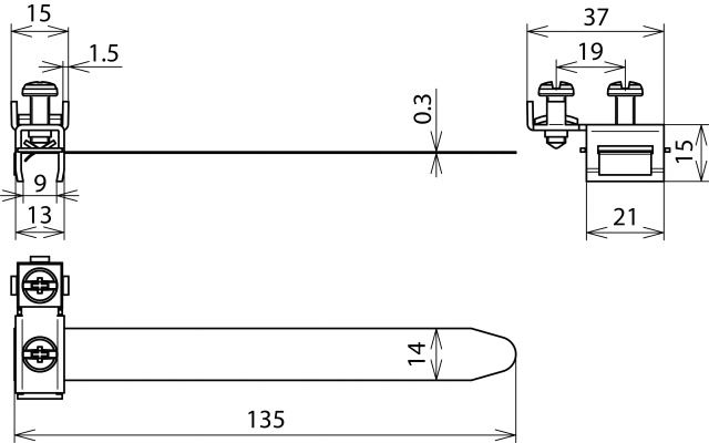 Erdungsrohrschelle V2A 9,5-17mm unbeh 2f 4-10qmm Edelstahl (V2A)