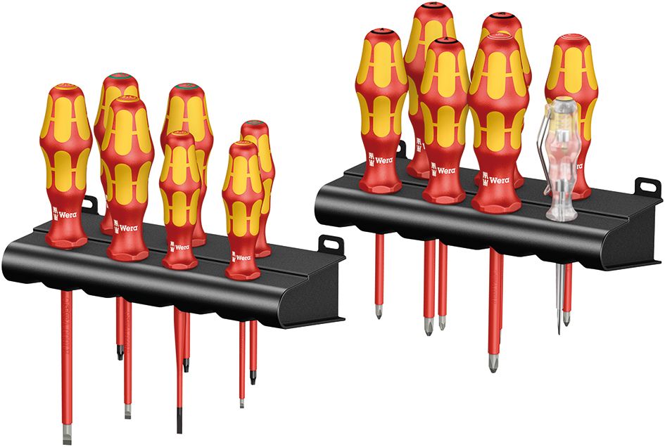 Schraubendreherset 14tlg 2PH 4PZ 2Komp 5Schlitz 3TX Schutzisoliert 1000V