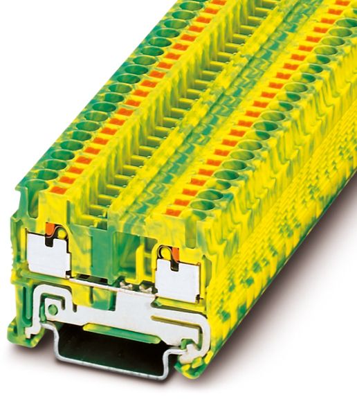 Schutzleiter-Reihenklemme 0,5-6qmm gn/ge 1Etage APL_erf. Hutschiene TH35