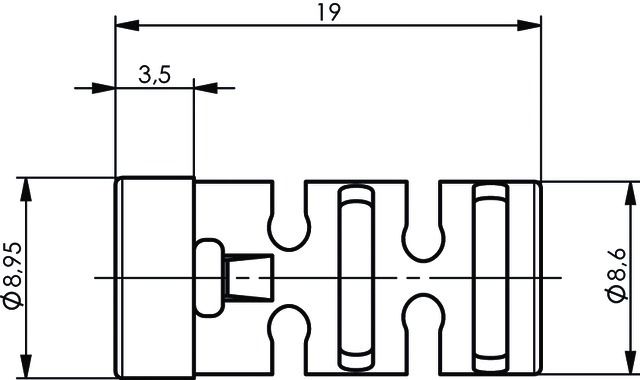 Knickschutz Koax-Typen Rundkabel rt Ø4,7mm Kst