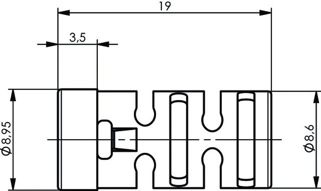 Knickschutz Koax-Typen Rundkabel vi Ø4,7mm Kst