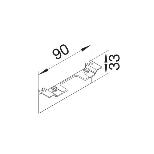 Oberteil SL-K 80mm Kst rws RAL9010 hfr