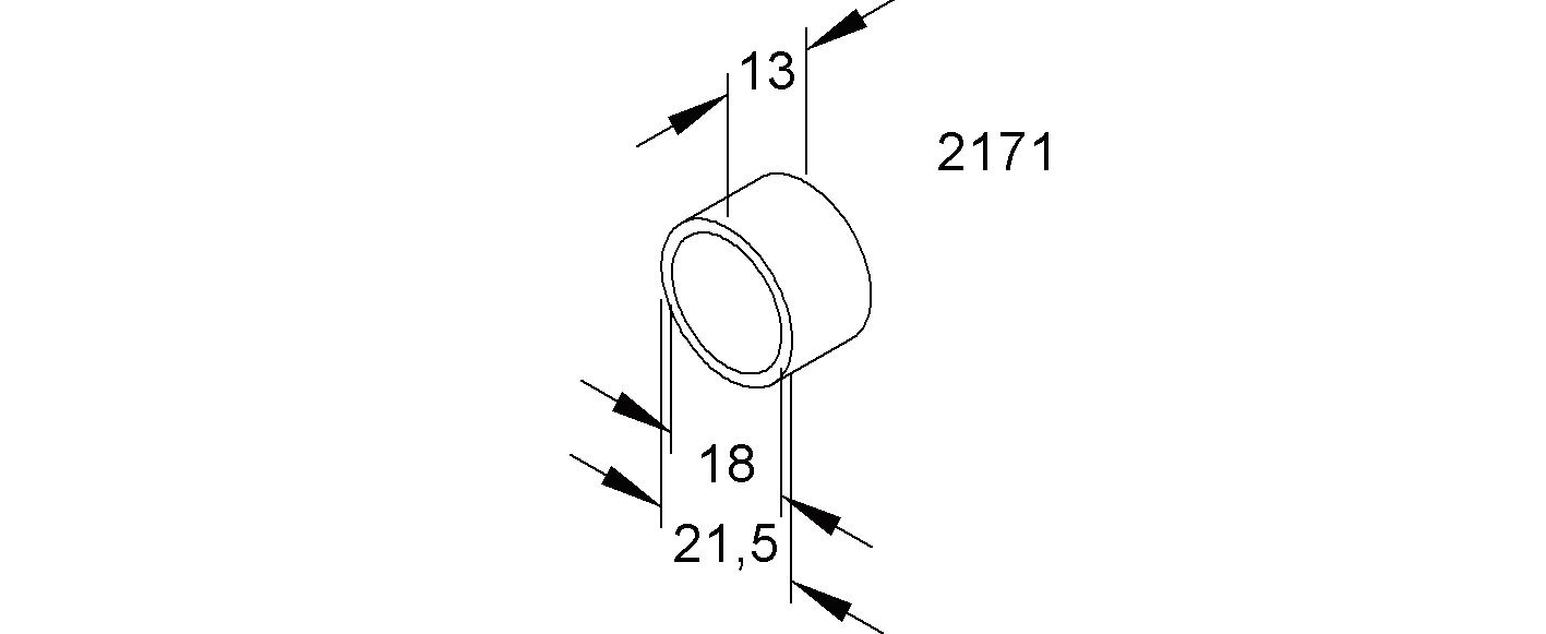 Dichtring Kst 13mm 1Durchf
