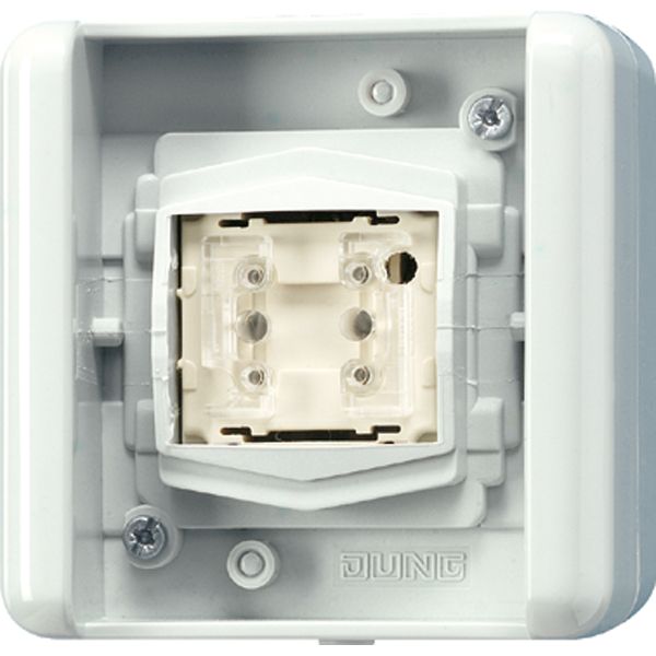 Tasterankopplung KNX WG 800 1pkt AP Schraubbef