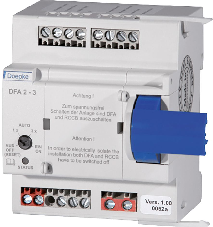 Fernantrieb 2S 1W FI-Schutzschalt 0,25A 230V 4TE