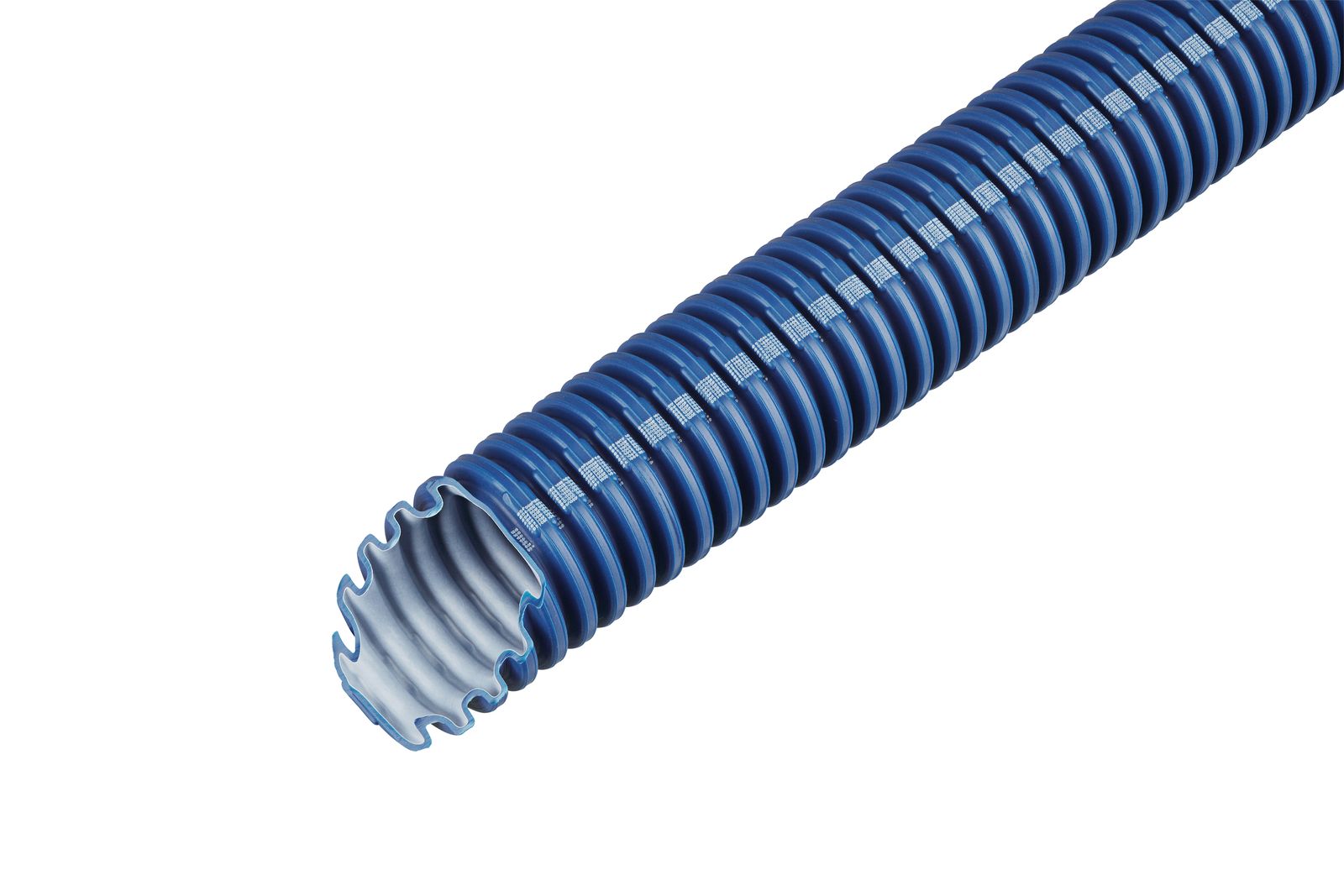 Wellrohr Ø25mm PE IP68 ohne Ummantelung bl 320N Polyethylen (PE) -25-90°C