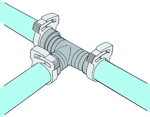 Steckschelle 1f Ø9,3mm geschl Kst f.Brandschutzber