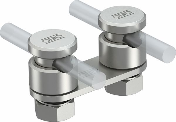 Verbinder V2A unbeh Klemmschraube Edelstahl (V2A)