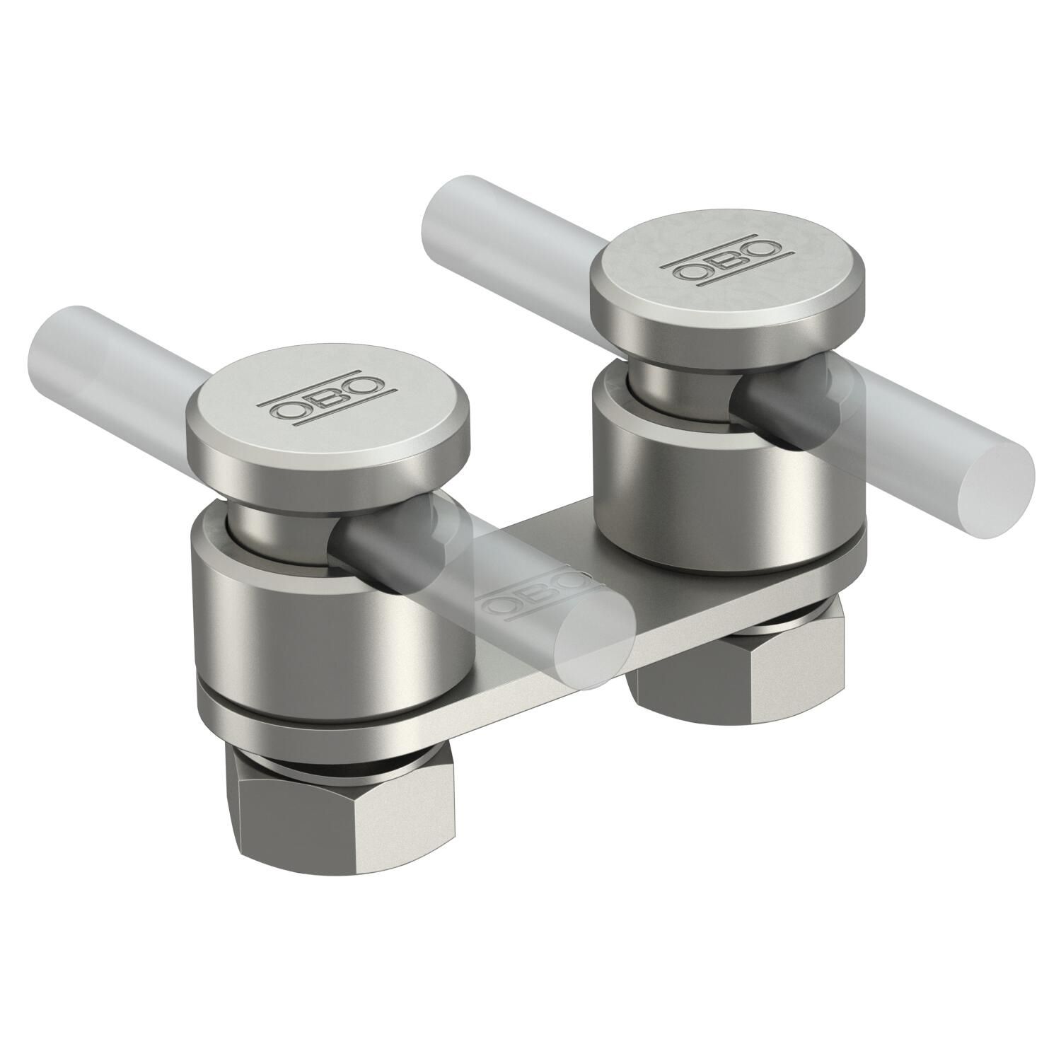 Verbinder V2A unbeh Klemmschraube Edelstahl (V2A)