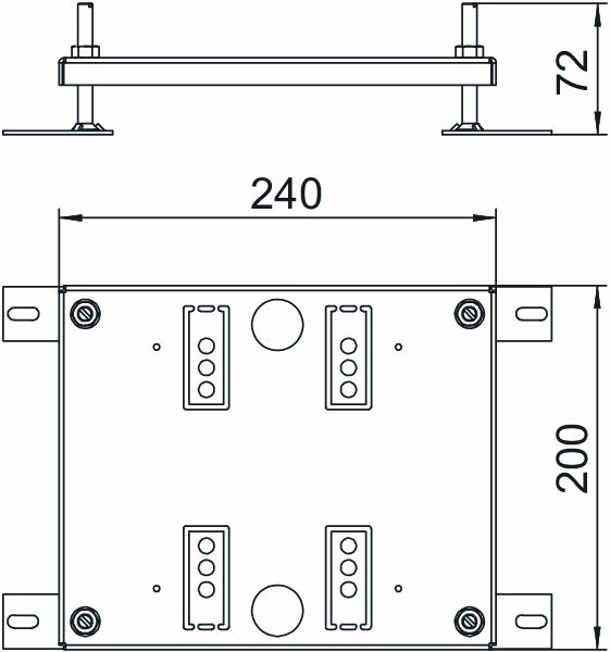 Höhenausgleichsrahmen rechteck