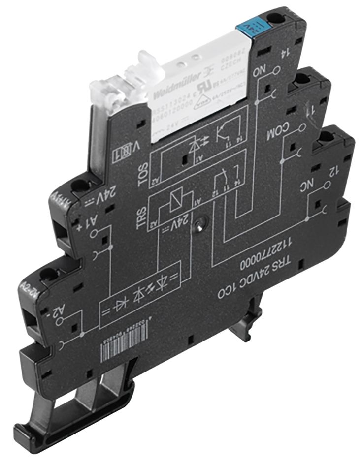 Schaltrelais 24V/AC 1W IP20 6,4x90x88mm Schraub