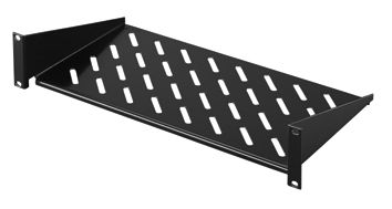 Fachboden T400mm Metall sw RAL9005