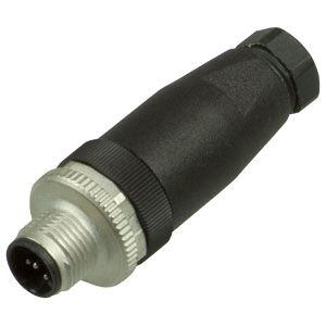 Rundsteckverbinder Stift 4A IP67 Schraub Zinn ger