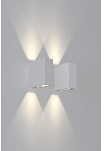 LED-Up/Down Leuchte 6W 3000K 450lm ws Konv IP54 95x40x100mm