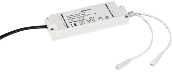 LED-Trafo 1-15W 12V IP20 Kstgeh stat 110x45x20mm