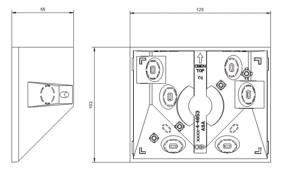 Eck-Adapter Wächter aws Zubehör
