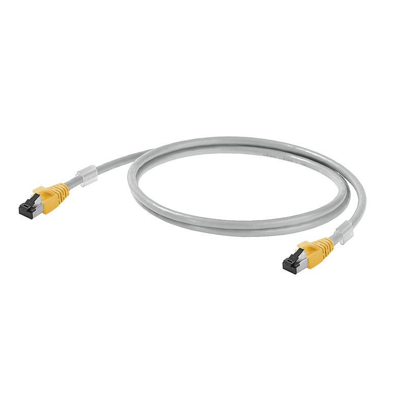 Patchkabel Cat6A 0,5m gr S/FTP RJ45 AWG27