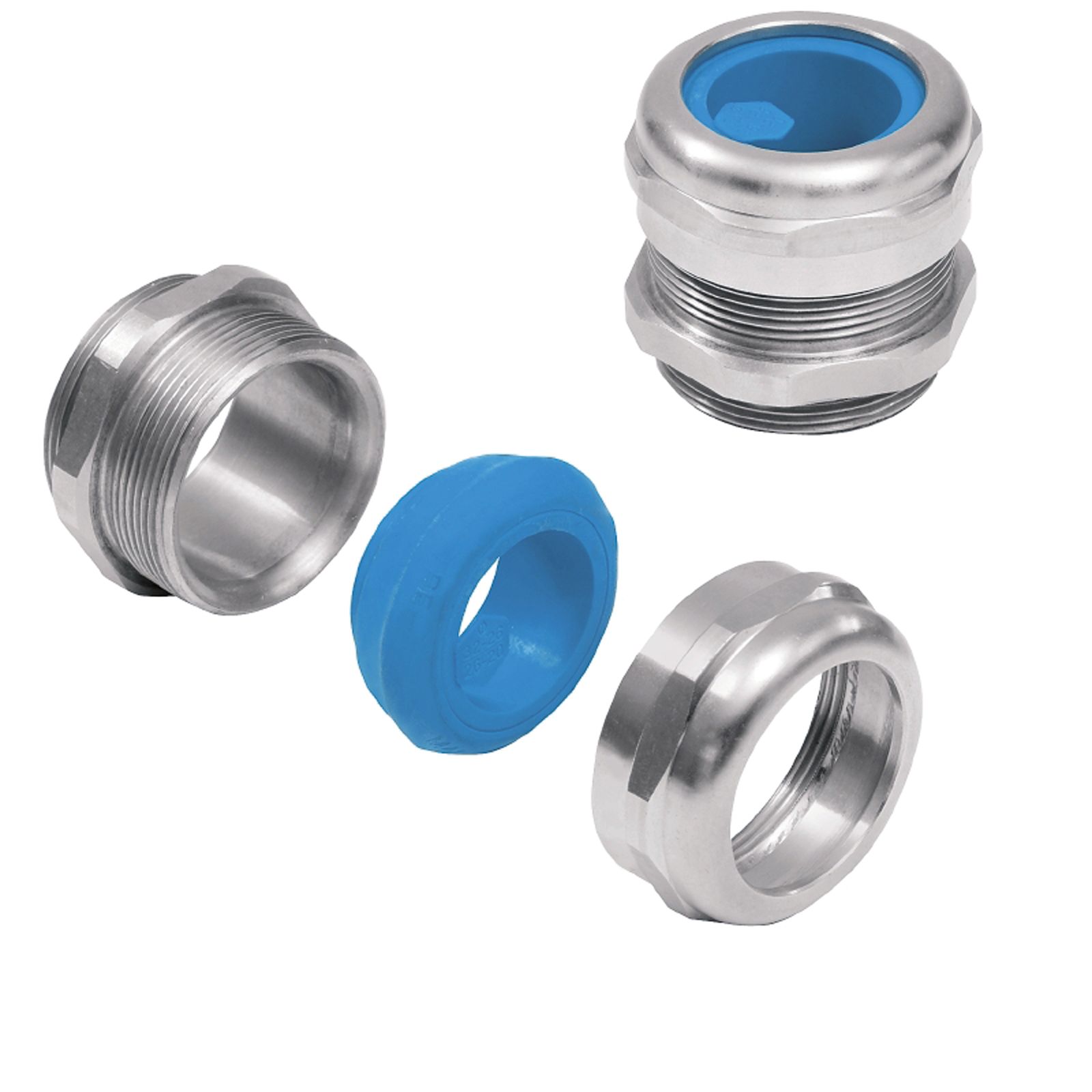 Kabelverschraubung M25 Edelstahl natur unbeh 7mm IP68 ger