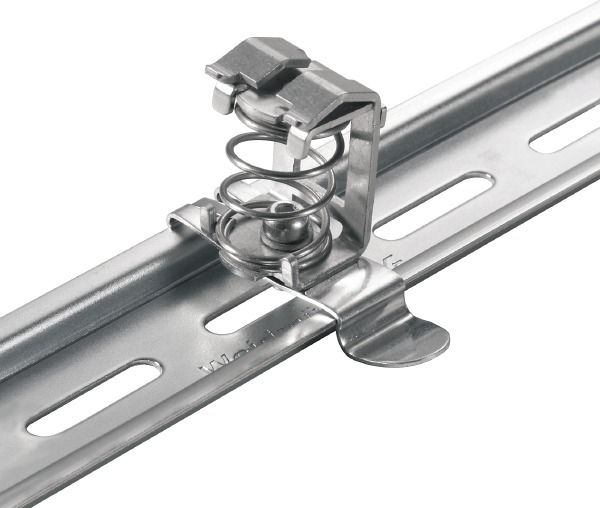 Schirmanschlussklemme Ø4-13,5mm TS35 Hutschiene TH35