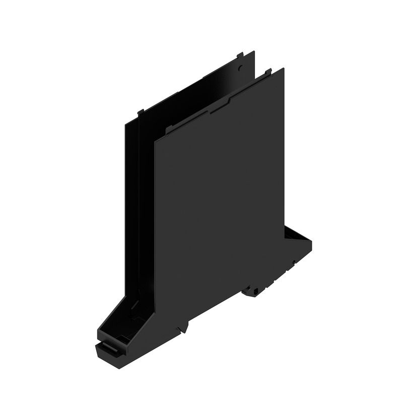 Elektronik-Leergehäuse 109,3x17,5x107,4mm IP20 Kst unbeh RAL9011