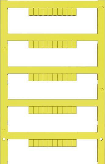 Klemmenmarkierung ge RM=5mm unbedr horiz