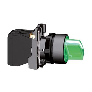 Wahlschalter 3stuf rast kurz.Drehgriff Ø22,5mm Schaltfunktion verrastend IP66