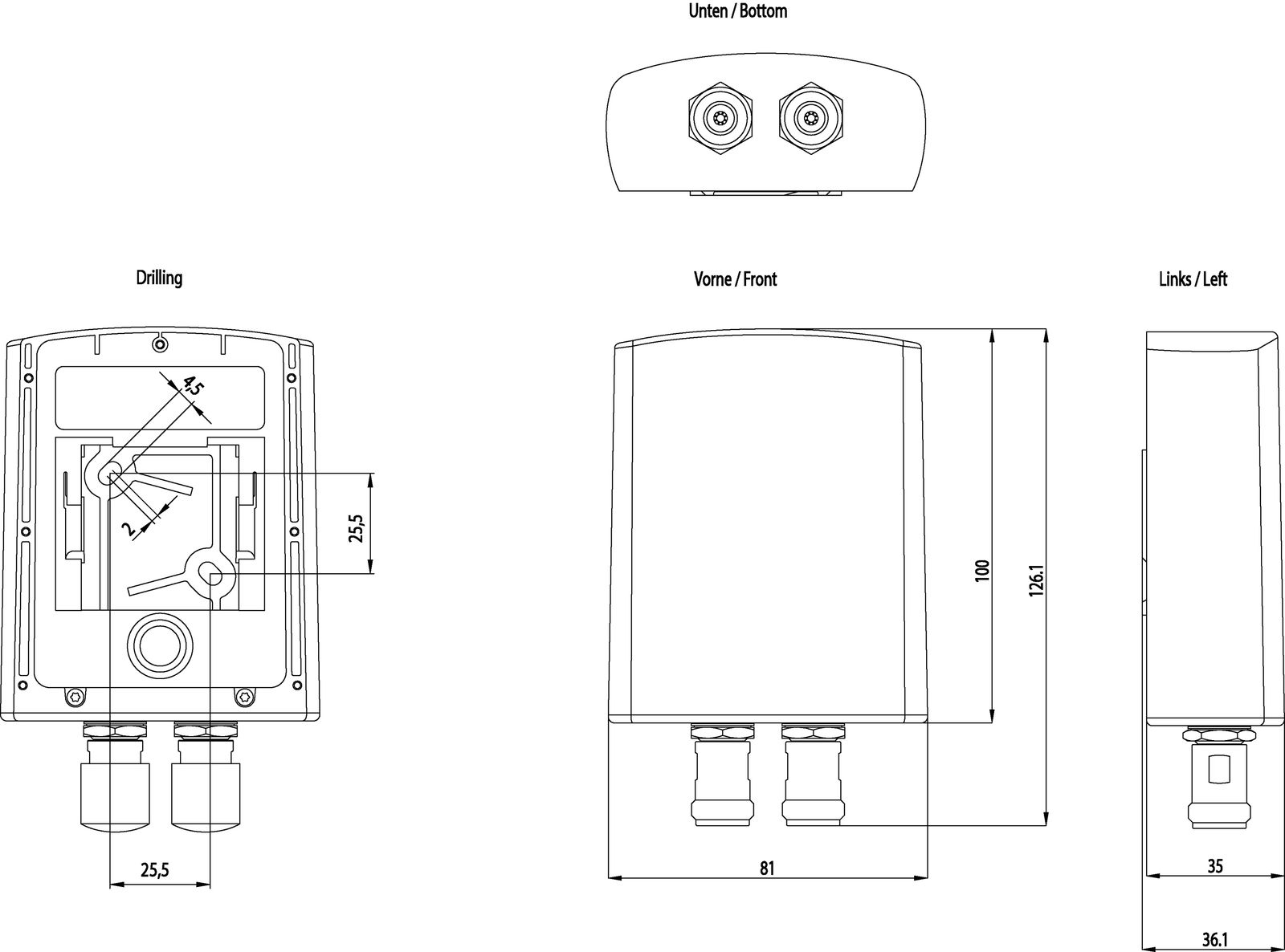WLAN-Antenne Indoor Outdoor Buchse