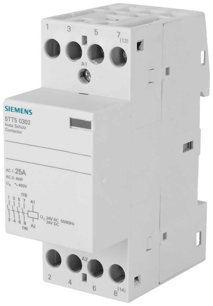 Installationsschütz 24A 24V/UC 400V/AC 4S 2TE