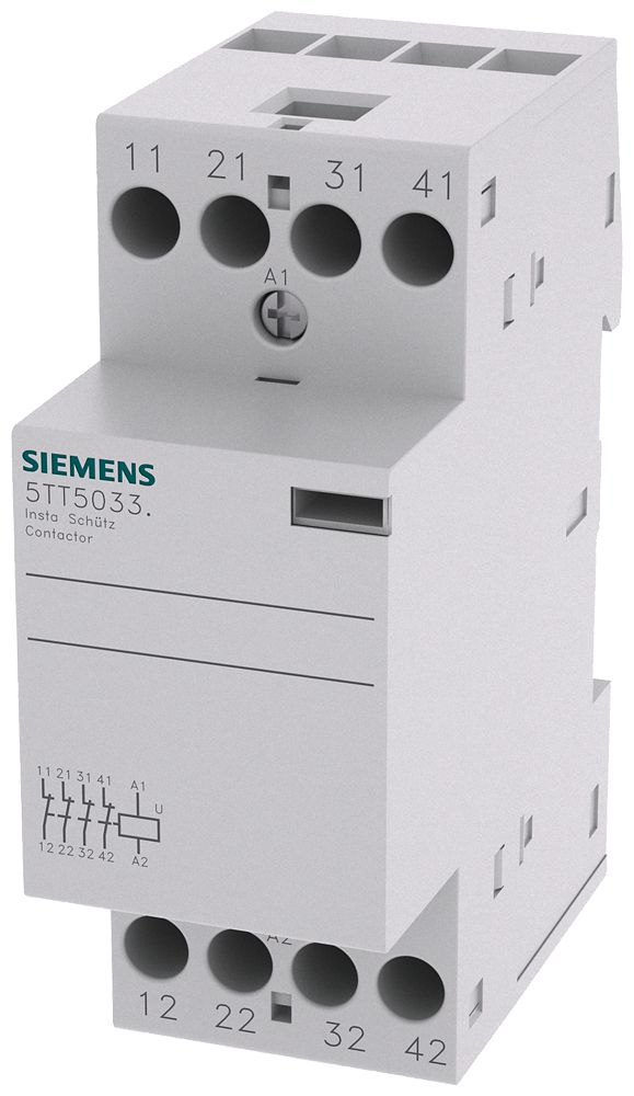 Installationsschütz 24A 24V/UC 400V/AC 4Ö 2TE