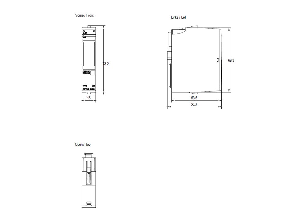 Analoges I/O-Modul DC 19,2-28,8V