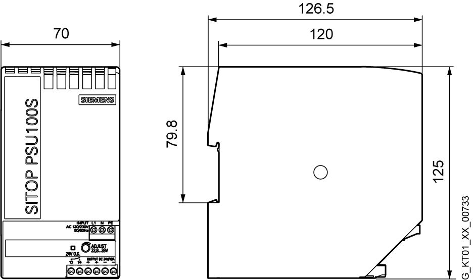 Gleichstromversorgung 24V 288W 10A IP20 Kurzschlussf Tragschienenmontage möglich
