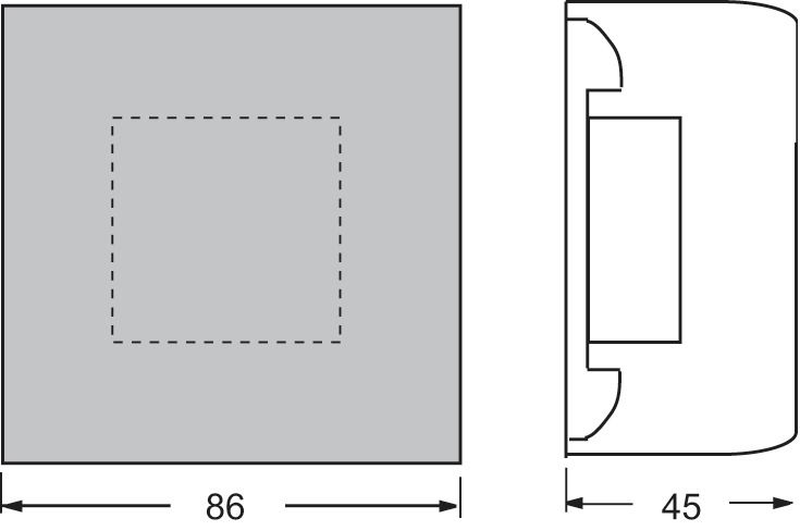 LED-Modul 5W 4LED iceLight 230V 4000K AC LEDmodul 253lm 71x71x0mm