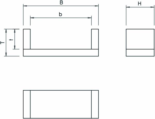 Zugentlastung-BS 640x160mm 45mm