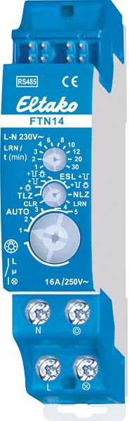 Schaltaktor Funkb REG 1TE 1Ausg 16A 12V 2000W Vor Ort-/Handbedienung