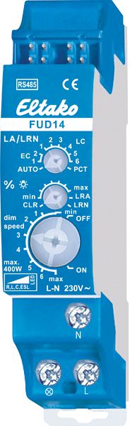 Dimmaktor Funkb 400W REG 1TE 1Ausg uni Vor Ort-/Handbedienung