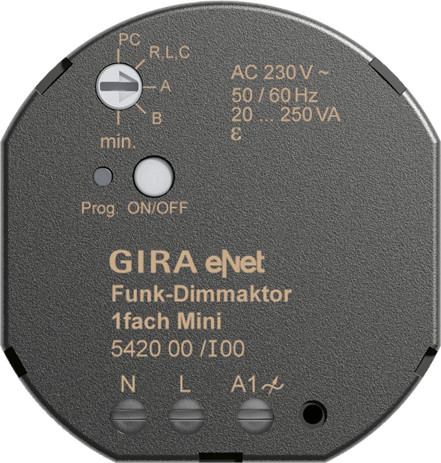 Dimmaktor Funkb eNet 20-250W UP 1Ausg uni
