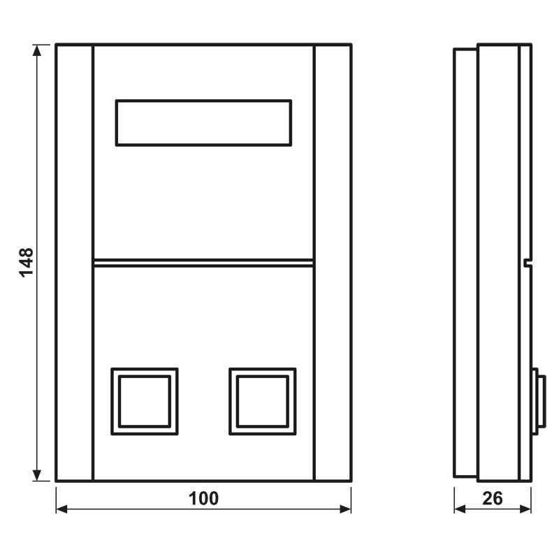 Signalisierungsset f.Beh aws RAL9010