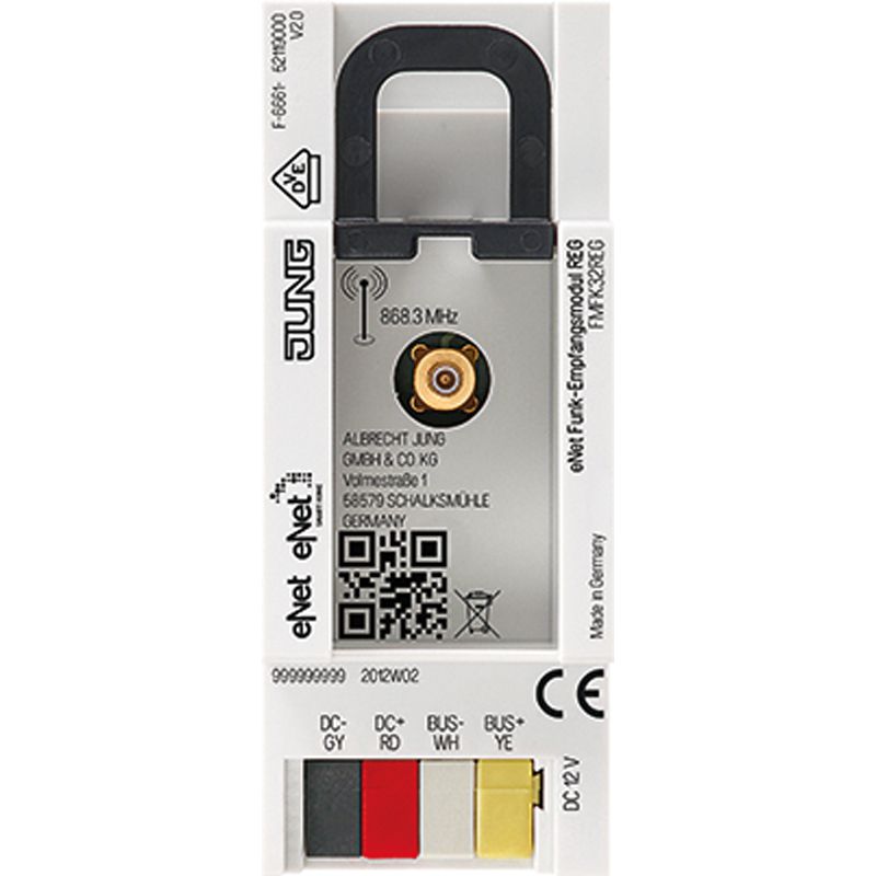 Funkempfänger 868MHz eNet REG f.Dimmer 12-24V/AC/DC 12 - 24 V AC/DC f.Schalter