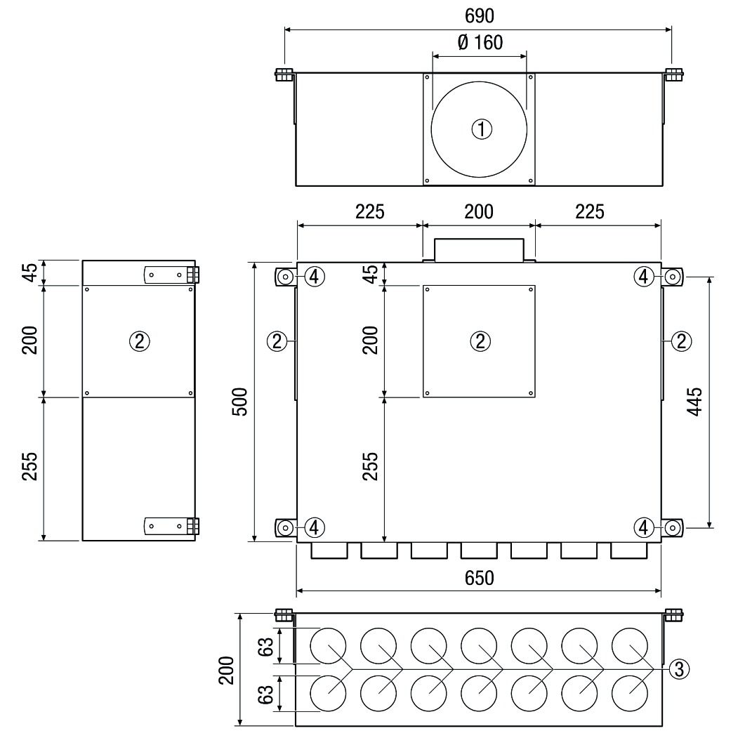 Luftverteilkasten ST