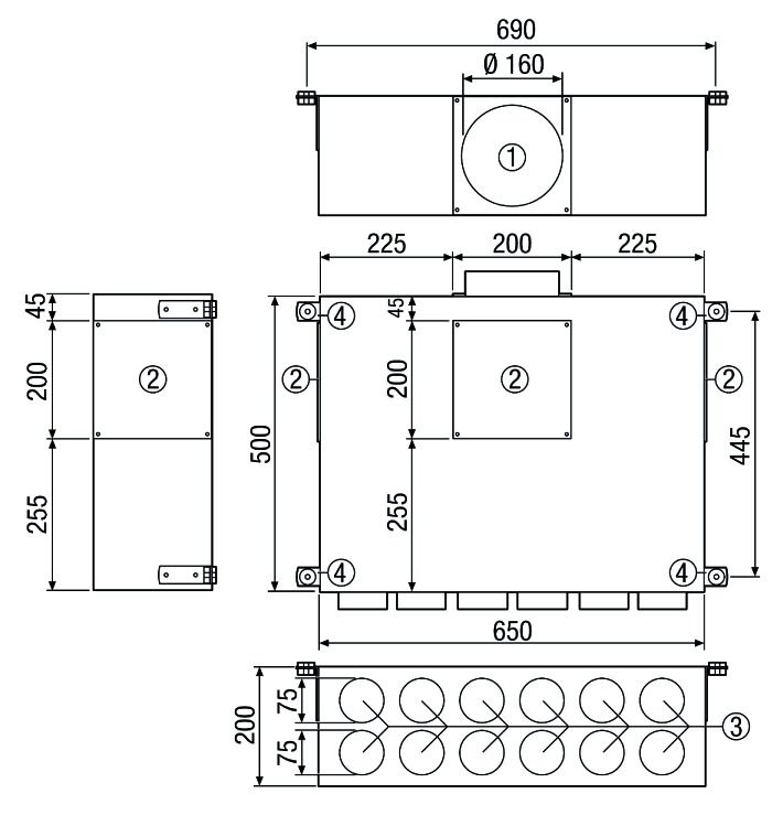 Luftverteilkasten ST