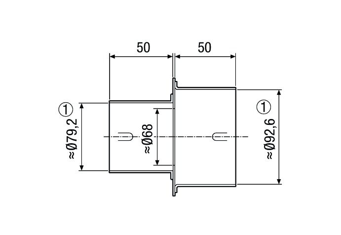 Luftkanalreduzierstück ST