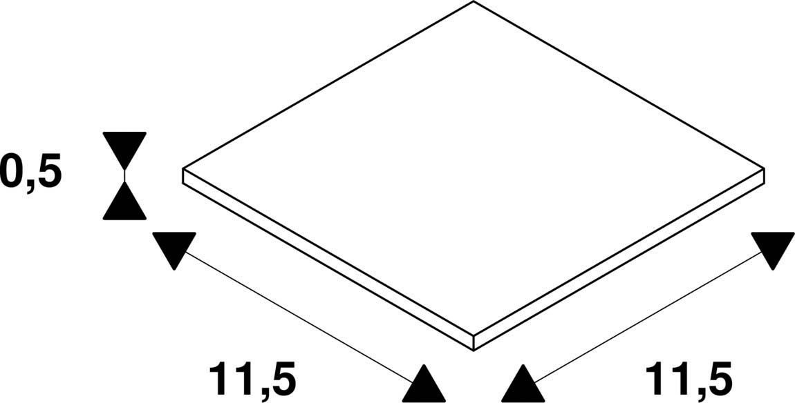 Kupplung/Verbinder ger ni ST L115mm B115mm H5mm