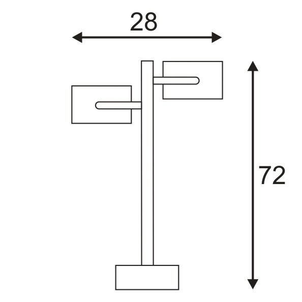 Pollerleuchte 2x9W GX53 anth Alu Gl_tr HV IP44