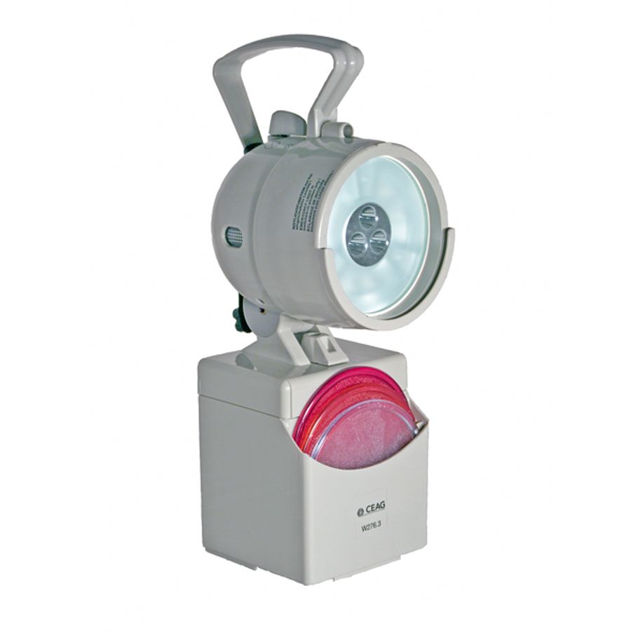 Handscheinwerfer 3/1,5W LED/LED IP54 Notl Geeignet für Notlicht Aufladbar