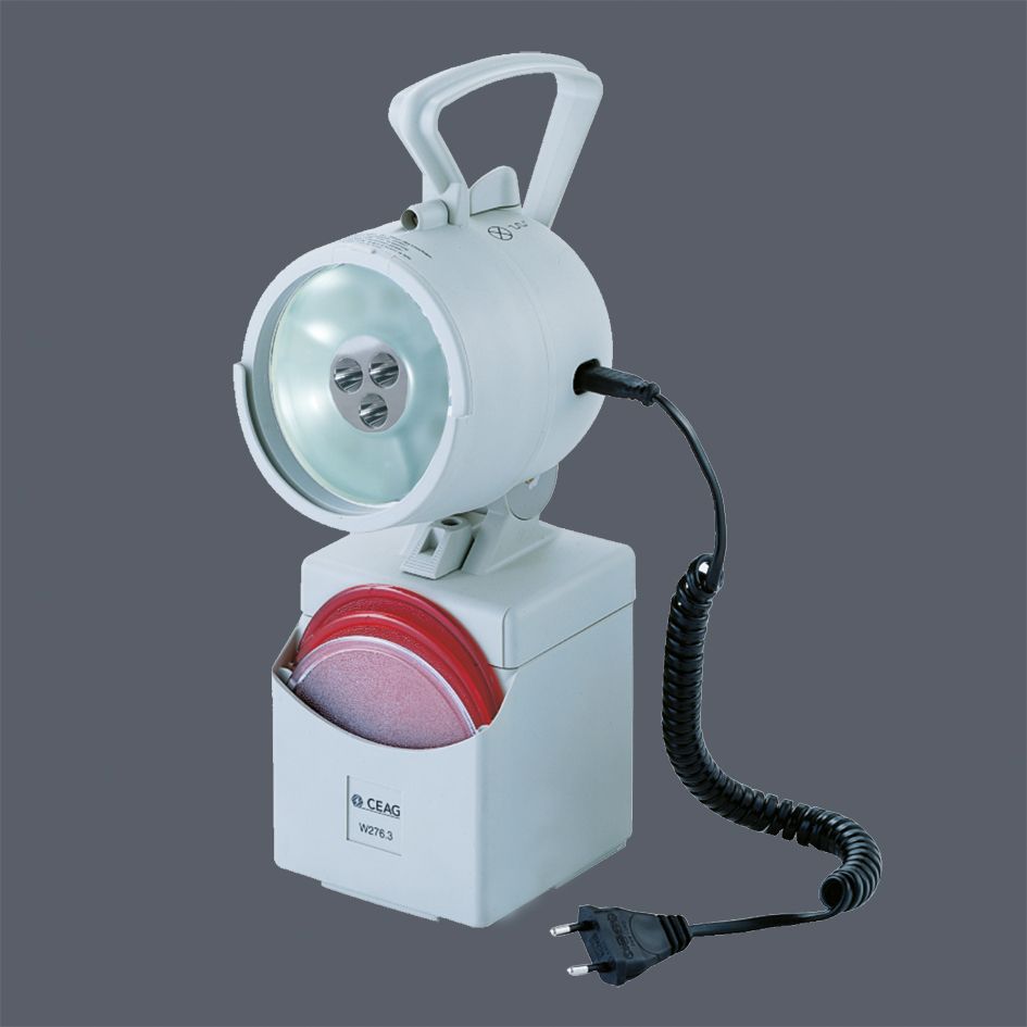 Handscheinwerfer 3/1,5W LED/LED IP54 Notl Geeignet für Notlicht Aufladbar