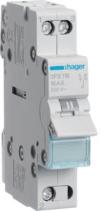 Gruppenschalter REG 2W 16A 400V 2TE