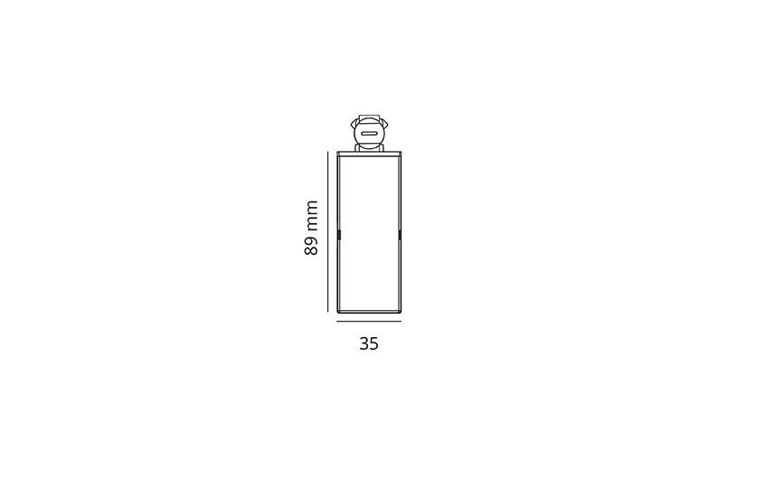 End-Einspeisung ZIP 230V ws 89mm