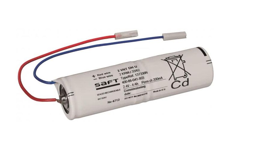 Akkupack 2,4V Vistral NiCad 4000mAh 2zell
